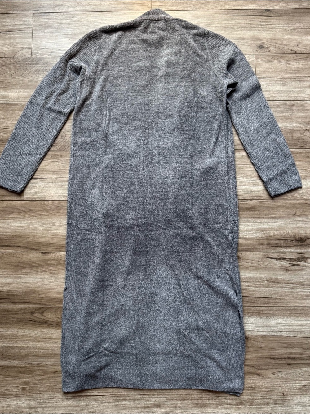 BAREFOOT DREAMS Cozy Chic Ultra Lite® Everything Cardigan SIZE S Coal NEW - Picture 10 of 11